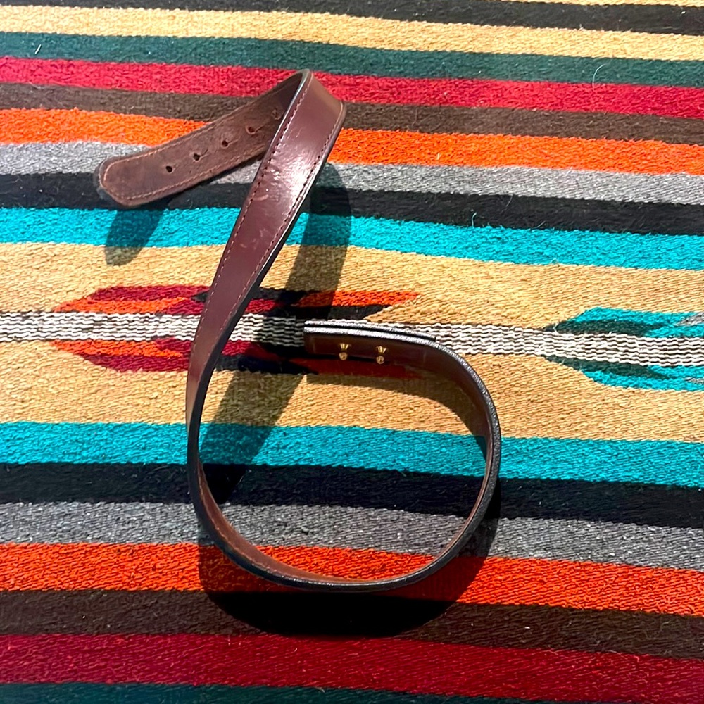 Amish-made leather belt - 32 inch